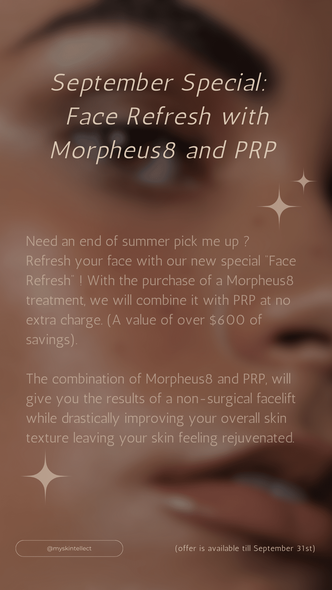 Skintelllect September Specials | Morpheus8