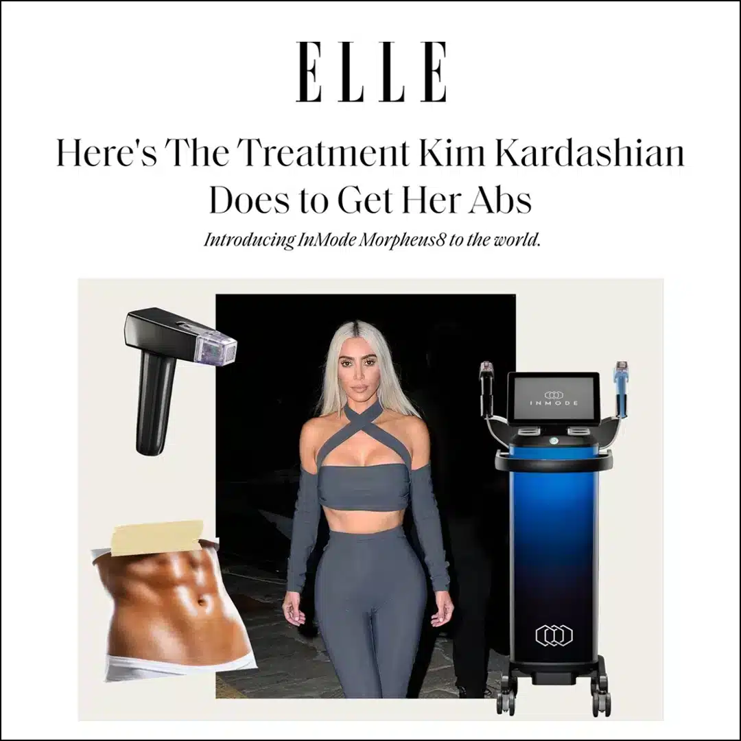 Kim Kardashian Morpheus8 abs treatment