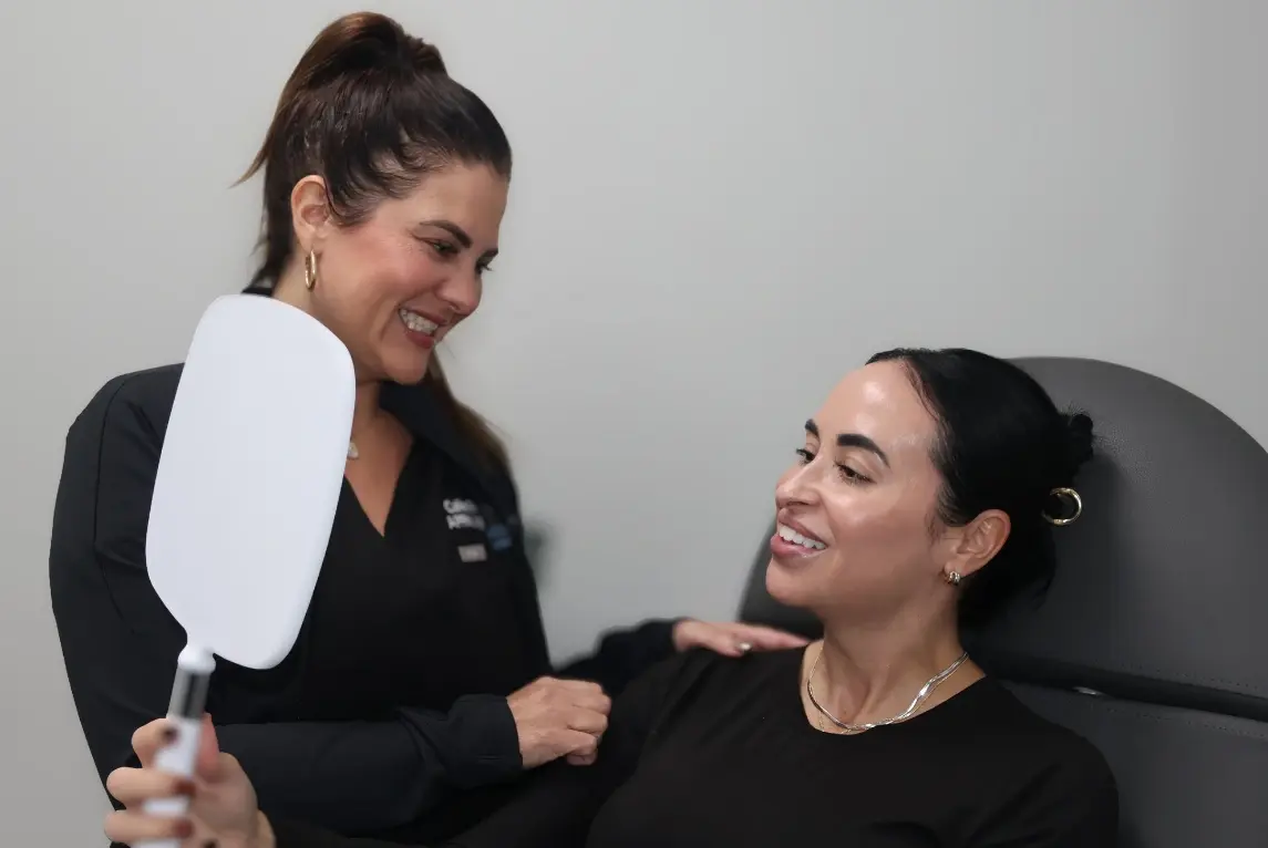 Nurse Practitioner and Master Injector performing dermal filler treatment at Skintellect Laser & Aesthetics in Tampa